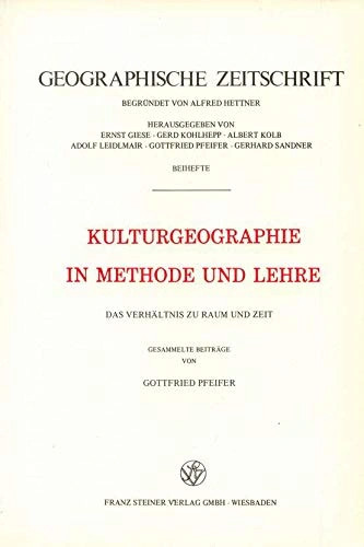 Kulturgeographie gottfried - kulturgeographie,