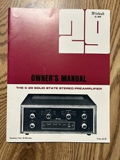 McIntosh C29 Preamplificatore