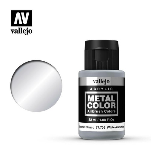 Vallejo metal color white - vallejo,