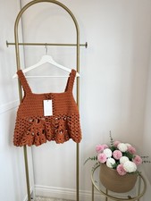 Top zara arancione - m, l