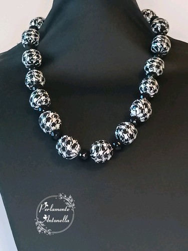 Collana pied poule - de,