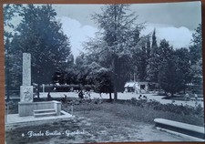 FINALE EMILIA Giardini De Gaspari Monumento Caduti Chiosco Tunin-FG VG 1957