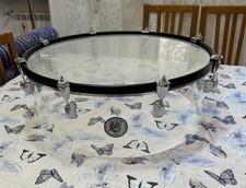 Batteria Acustica Concert-Cassa 22”x 9” Artigianale In acrilico Trasparente