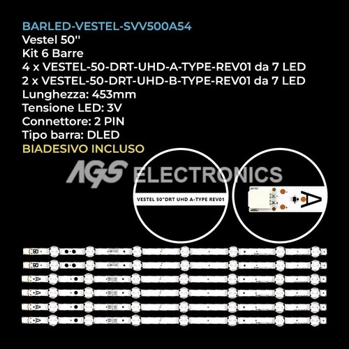 Kit barre strip led - 6,