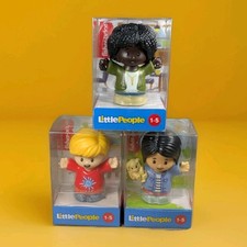 3 Figurine Fisher Price Little People nuove/sigillate 1-5 anni