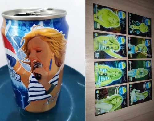 Set carte britney - britney, pepsi