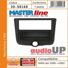 MASCHERINA AUTORADIO 1 DIN