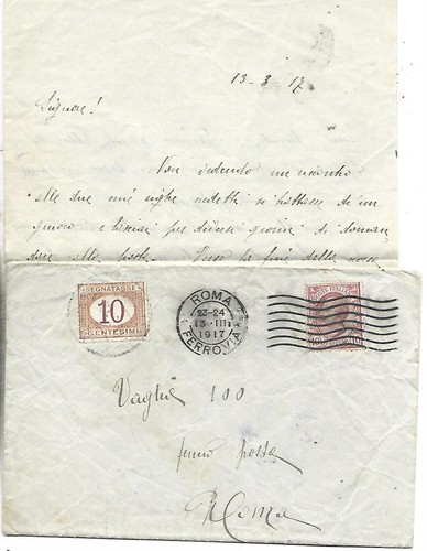 1917 busta roma - roma, x