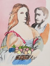 DOMENICO PURIFICATO: Rara Litografia di cm. 70x50, Firmata, Numerata. STUPENDA!!