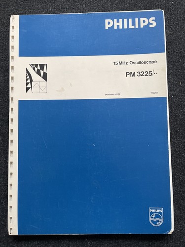 Philips 3225 oscilloscope - philips, pm-3225