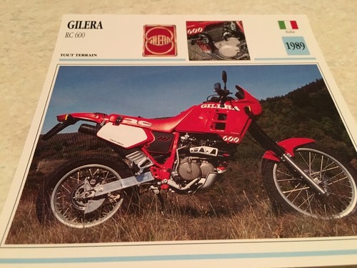 Carte moto gilera 600 1989 - rc,