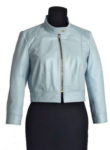 Giacca donna pelle - giacca, traforata