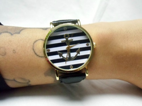 Orologio fantasia righe - orologio,