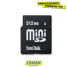 MINI SD CARD 512MB SANDISK