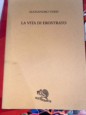 VERRI, LA VITA DI EROSTRATO