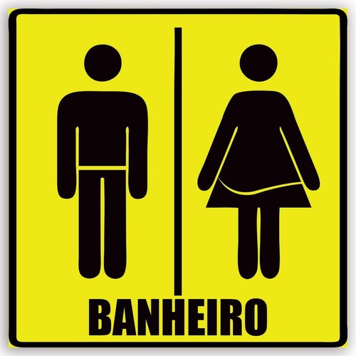 Gift sticker banheiro - sticker, :