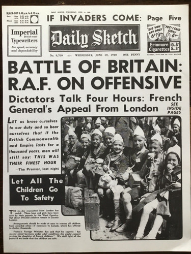 Ww2 poster 1940 newspaper 2 - 1940,