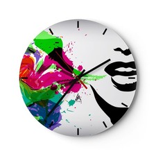 Orologio da Parete in Vetro