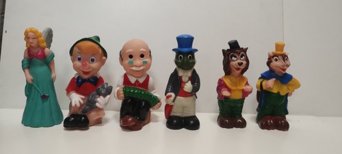 Pupazzi gomma walt disney set - gomma,