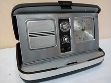 VINTAGE "AIMOR" AM TRAVEL-MATE OROLOGIO RADIO MODELLO TCR-77