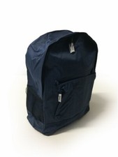 ZAINO CARTELLA SCUOLA TREKKING TEMPO LIBERO IN TESSUTO BLU -