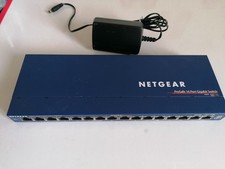 Switch gs116 v2 netgear 16 porte 10/100/1000 con solo 8 porte funzionanti