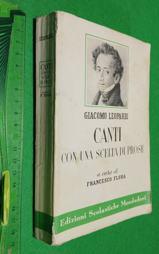 Libro leopardi canti - , leopardi,