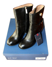 Armani Jeans donna 37 NUOVI stivaletti pelle nera (No Geox Hogan Nero Giardini)