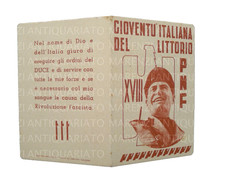 TESSERA VENTENNIO REGNO PNF