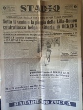 Coppa del Mondo RIMET 1950-FINALE-Maracanazo,Brasile VS URUGUAY-giornale   1943
