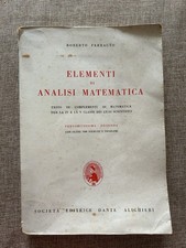 Elementi di analisi matematica. Roberto Ferrauto. Soc. Editrice Dante Alighieri