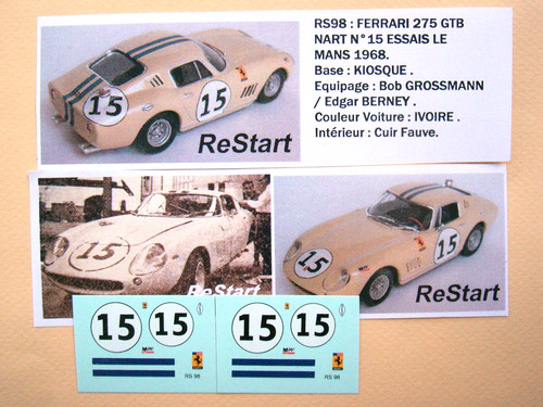 Rs098 decal restart 43 - decal, 1/43