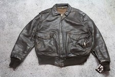 Giacca da volo Schott NYC taglia XL uomo marrone 184SM A-2 in pelle