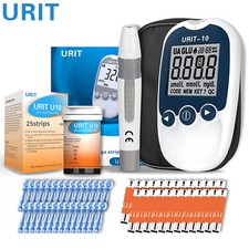 Misuratore di acido urico portatile - Kit di monitoraggio URIT-10 con strisce reattive