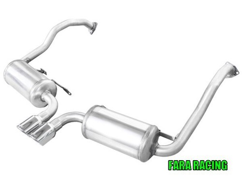 Scarico centrale 2x80 race - centrale, x-race