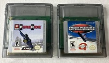 LOTTO giochi Snowboard Game Boy Color GBC Shaun Palmer Pro + MTV Pure Ride TESTATI