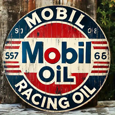 Vintage Retro Mobil Racing Oil