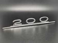 MERCEDES 200 W108 W 108 LOGO SIGLA EMBLEMA FREGIO STEMMA SCRITTA BADGE TARGA