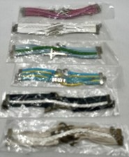 6 Bracciale PU Pelle Cuore