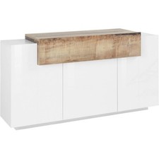 Madia Credenza 3 Bianco Acero