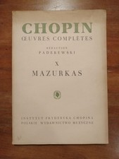 Chopin - X Mazurkas - Pianoforte solo - Instytut Fryderyka Chopina