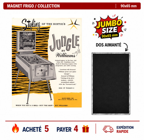 Magnet frigo jungle 90x65 - frigo, mm