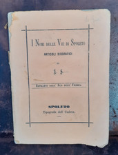 I NOMI DELLE VIE DI SPOLETO