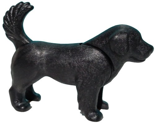 Playmobil figura cane nero - playmobil,