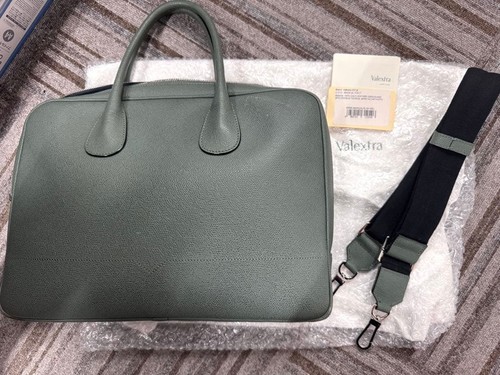 Valextra green leather way - valextra,