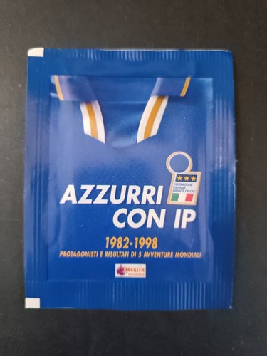 Bustina figurine azzurri con - bustina,