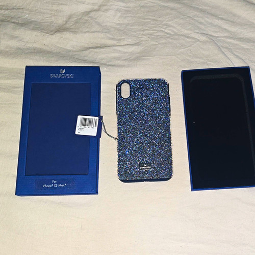 Custodia rigida swarovski blu - custodia,