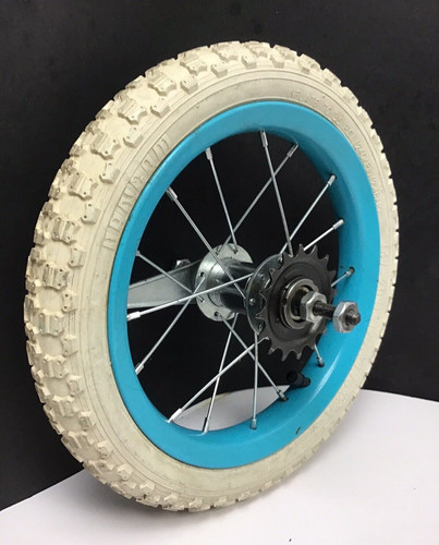Bicicletta posteriore blu - bicicletta, 12"