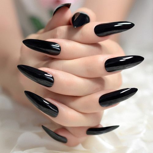 Long stiletto liquirizia - stiletto, *liquirizia*