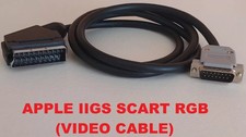 Video cable RGB-SCART for Apple IIGS Apple IIgs cable with audio NEW